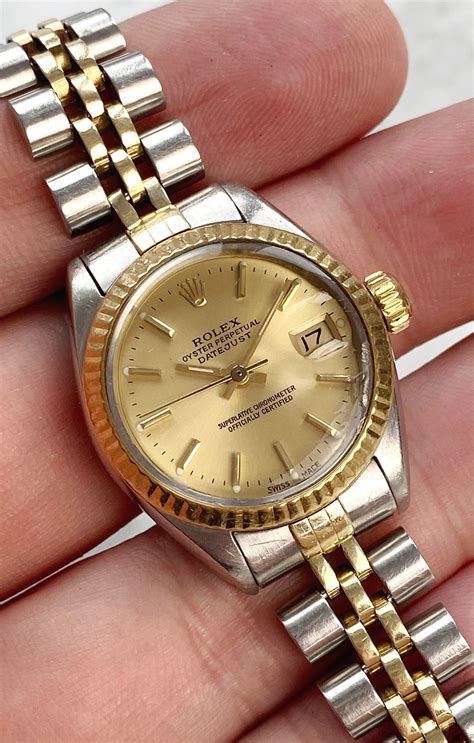 rolex ring damen gold|Rolex lady Datejust bracelet.